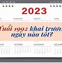 Tuổi 1992 Sinh Con Năm 2023